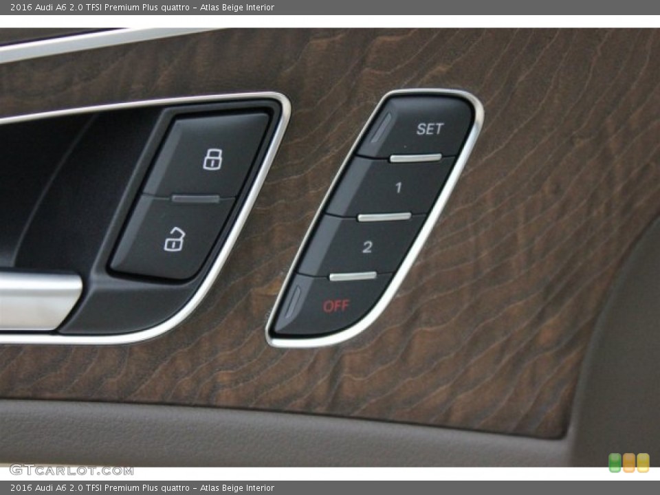 Atlas Beige Interior Controls for the 2016 Audi A6 2.0 TFSI Premium Plus quattro #105004071