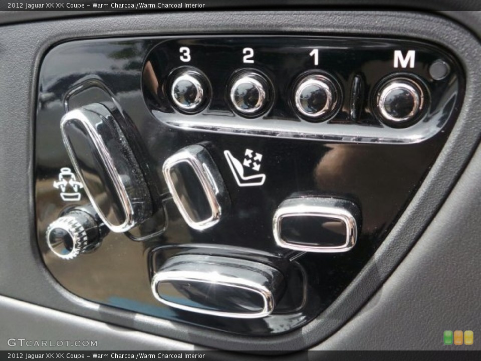 Warm Charcoal/Warm Charcoal Interior Controls for the 2012 Jaguar XK XK Coupe #105006435