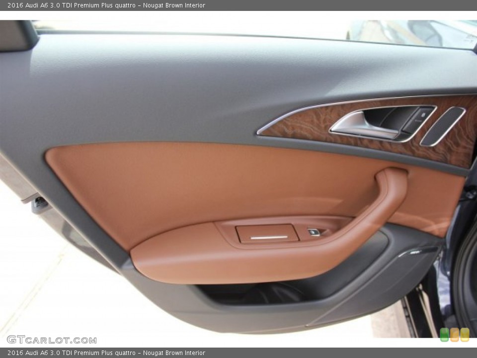 Nougat Brown Interior Door Panel for the 2016 Audi A6 3.0 TDI Premium Plus quattro #105006471