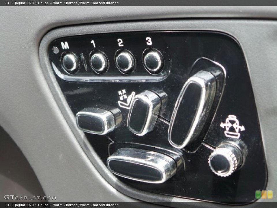 Warm Charcoal/Warm Charcoal Interior Controls for the 2012 Jaguar XK XK Coupe #105006492