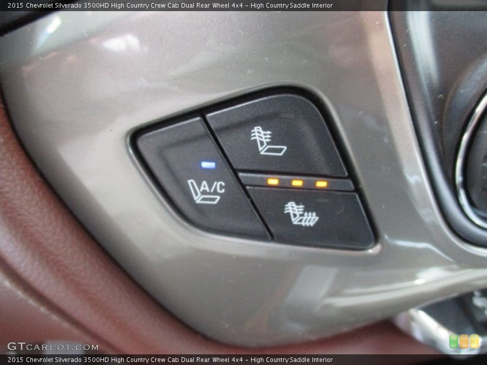 High Country Saddle Interior Controls for the 2015 Chevrolet Silverado 3500HD High Country Crew Cab Dual Rear Wheel 4x4 #105009774
