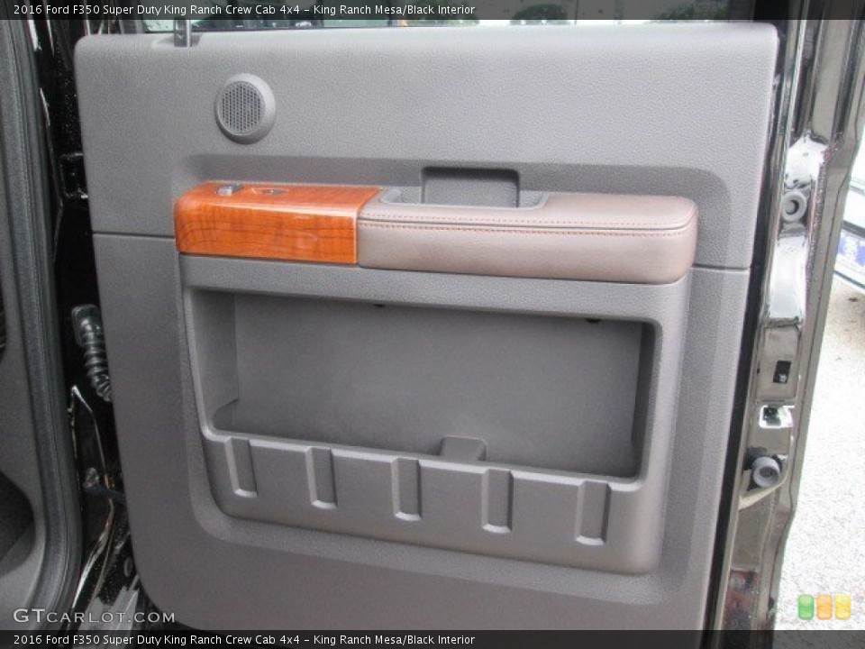 King Ranch Mesa/Black Interior Door Panel for the 2016 Ford F350 Super Duty King Ranch Crew Cab 4x4 #105029589