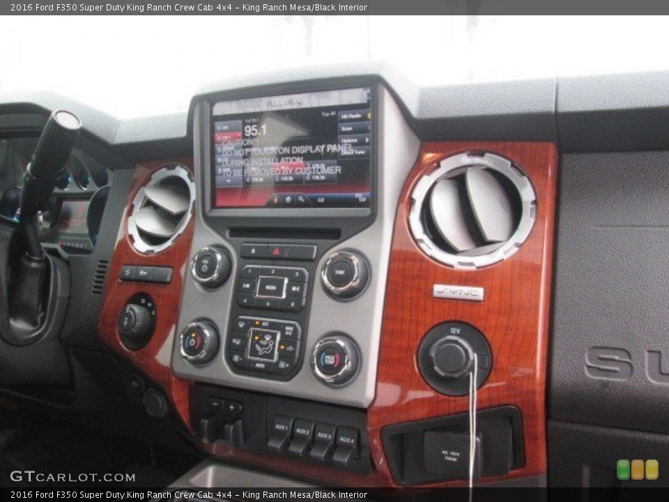 King Ranch Mesa/Black Interior Controls for the 2016 Ford F350 Super Duty King Ranch Crew Cab 4x4 #105029706