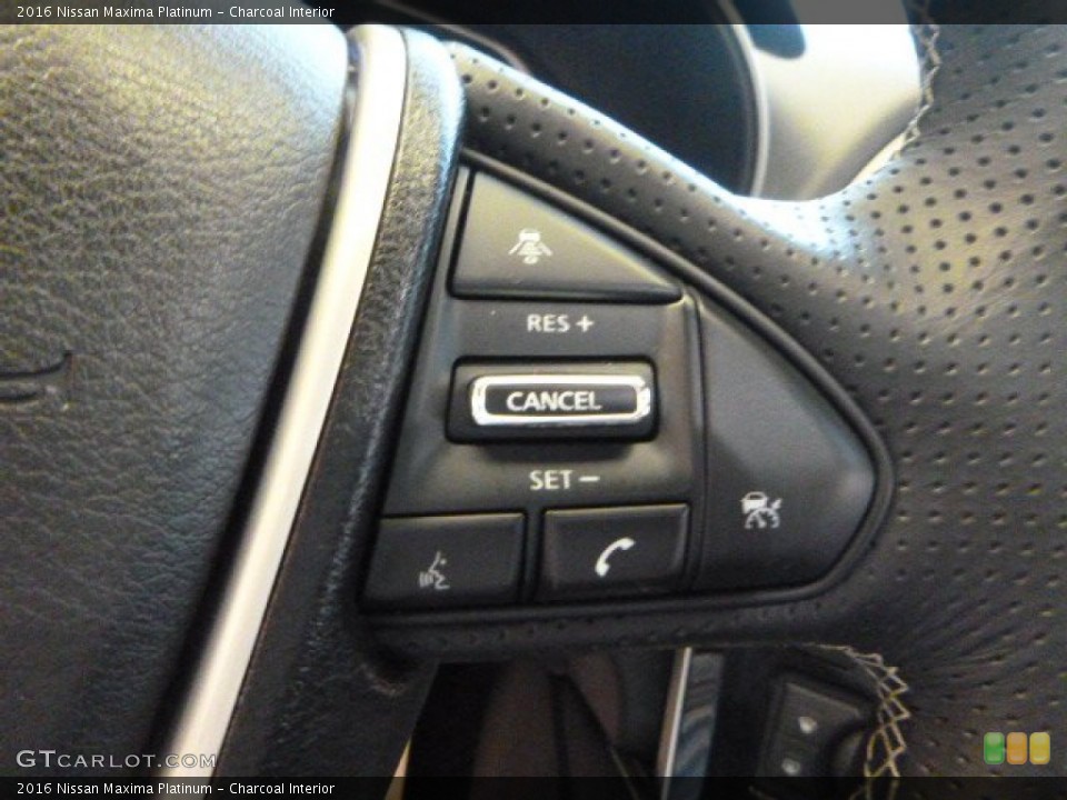 Charcoal Interior Controls for the 2016 Nissan Maxima Platinum #105042153