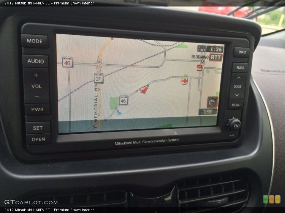 Premium Brown Interior Navigation for the 2012 Mitsubishi i-MiEV SE #105042240