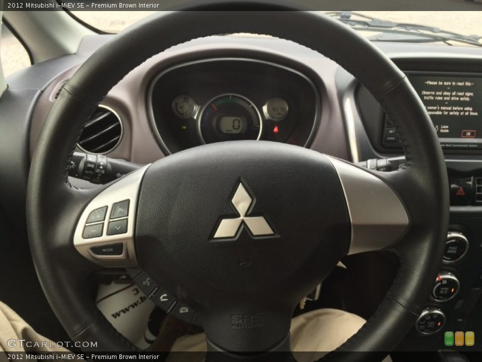 Premium Brown Interior Steering Wheel for the 2012 Mitsubishi i-MiEV SE #105042258