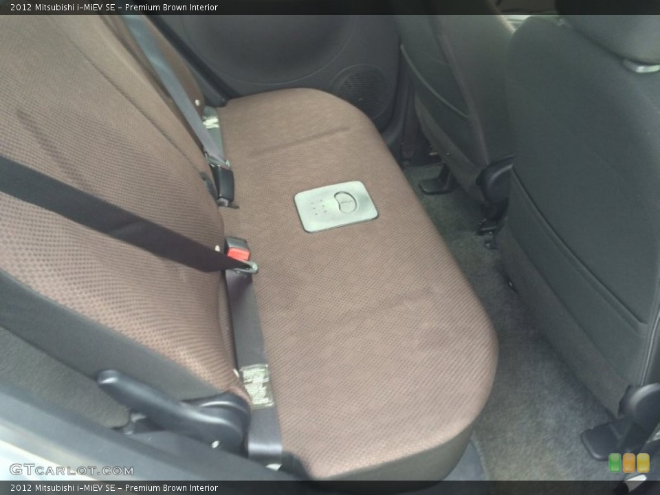 Premium Brown Interior Rear Seat for the 2012 Mitsubishi i-MiEV SE #105042273
