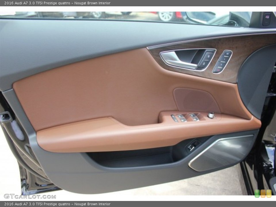 Nougat Brown Interior Door Panel for the 2016 Audi A7 3.0 TFSI Prestige quattro #105043266