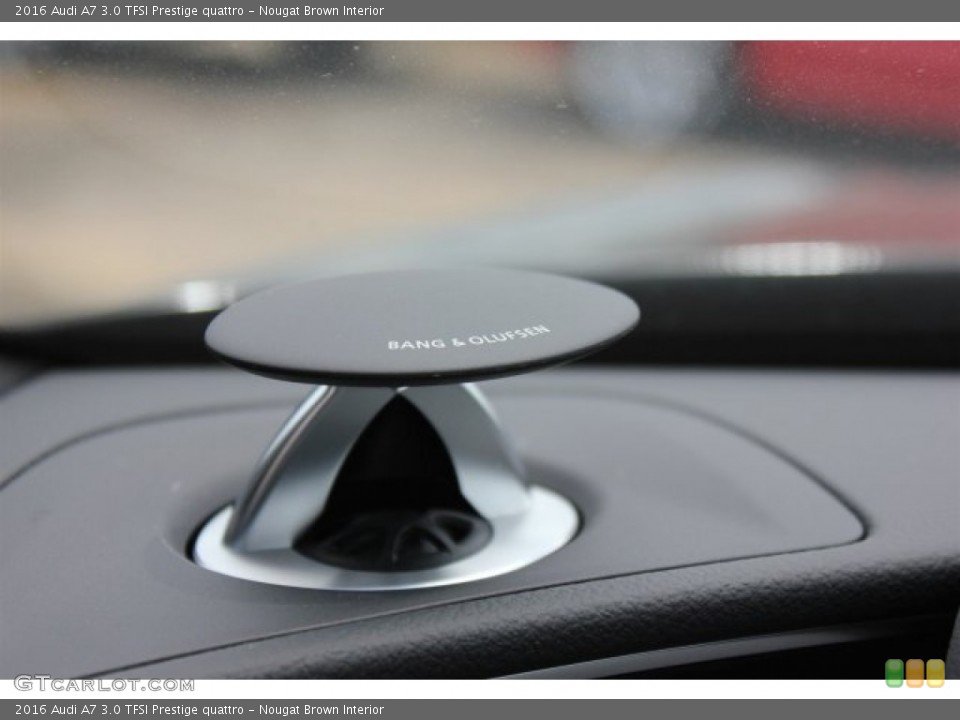 Nougat Brown Interior Audio System for the 2016 Audi A7 3.0 TFSI Prestige quattro #105043380