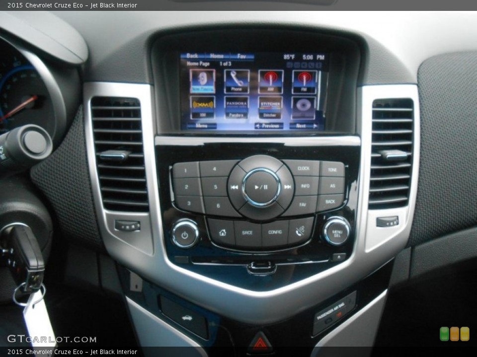 Jet Black Interior Controls for the 2015 Chevrolet Cruze Eco #105059445
