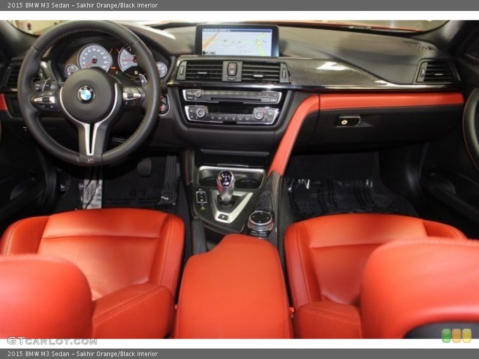 Sakhir Orange/Black Interior Front Seat for the 2015 BMW M3 Sedan #105061233