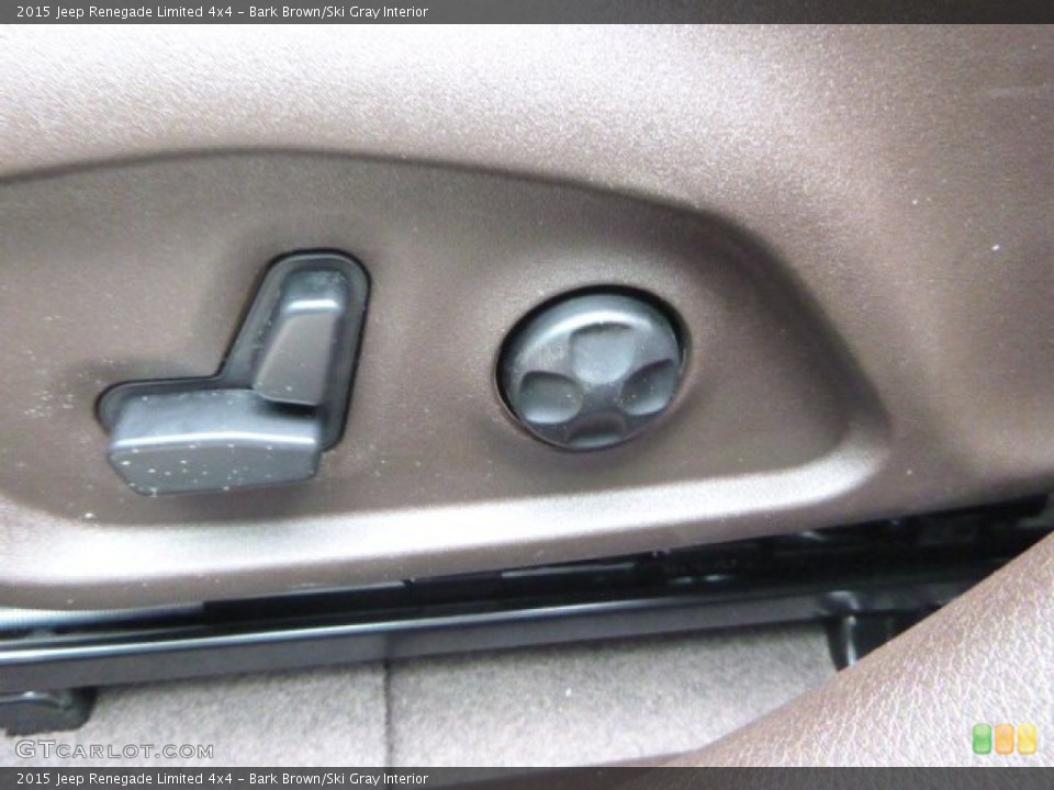 Bark Brown/Ski Gray Interior Controls for the 2015 Jeep Renegade Limited 4x4 #105064593