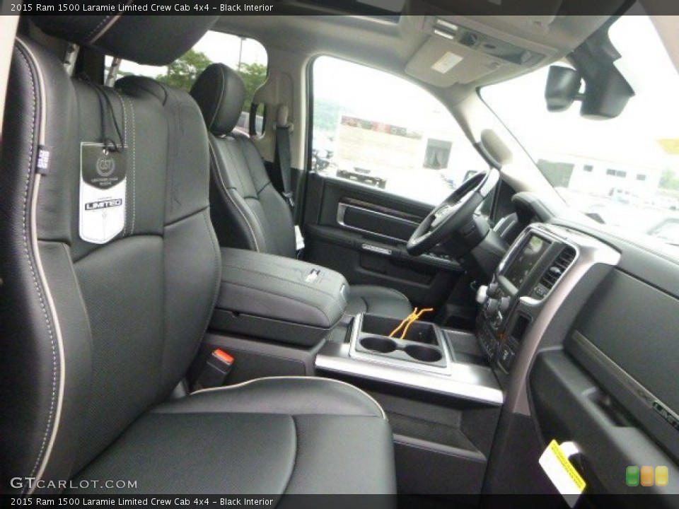 Black Interior Photo for the 2015 Ram 1500 Laramie Limited Crew Cab 4x4 #105066441