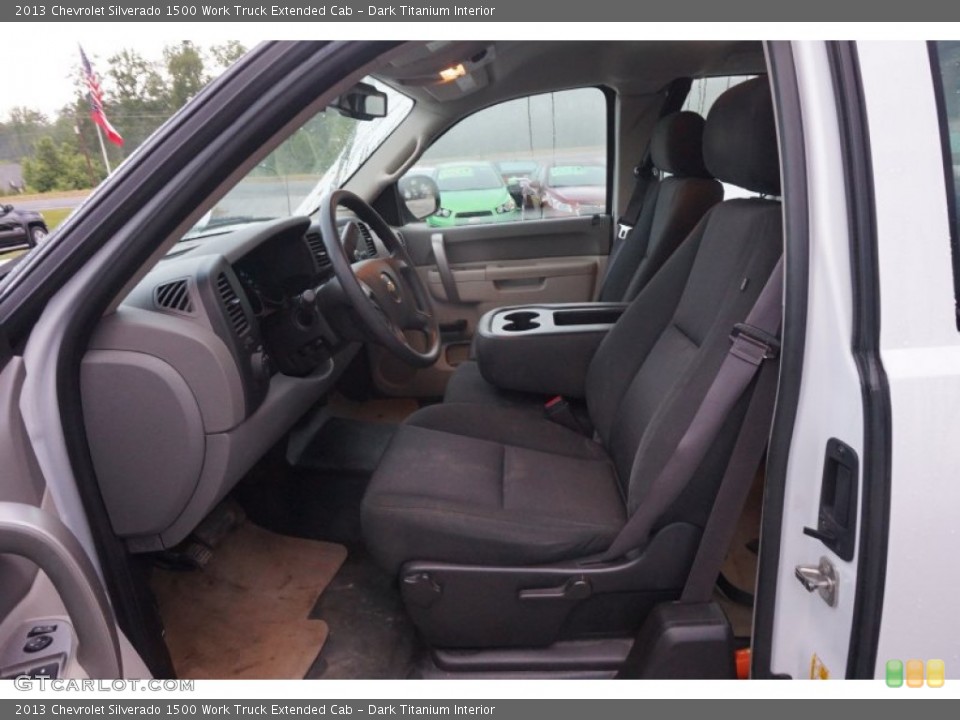 Dark Titanium Interior Photo for the 2013 Chevrolet Silverado 1500 Work Truck Extended Cab #105074259