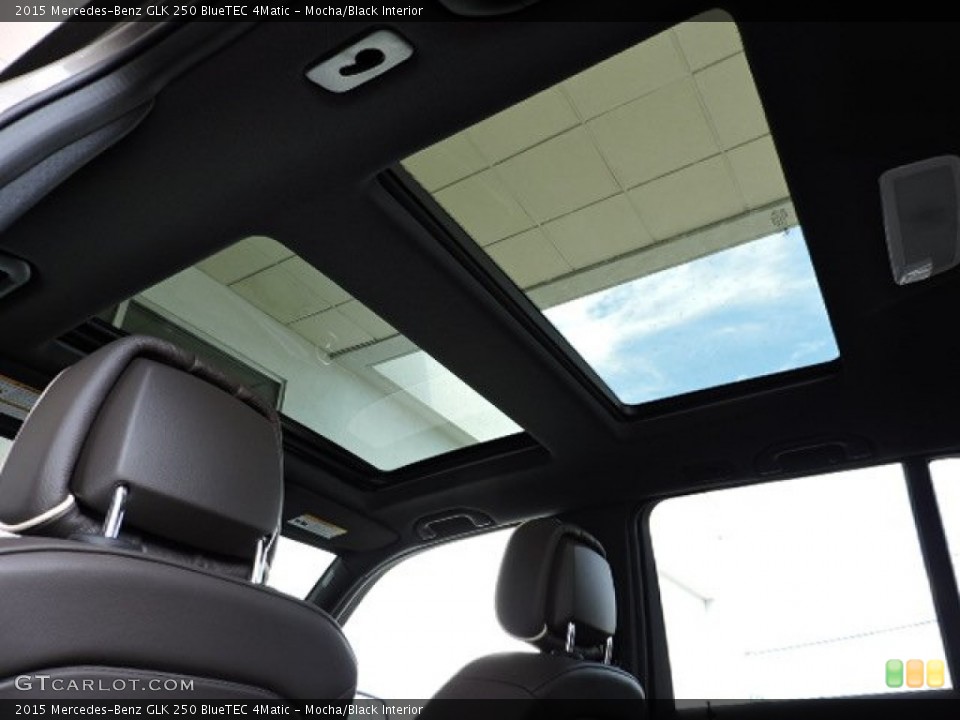 Mocha/Black Interior Sunroof for the 2015 Mercedes-Benz GLK 250 BlueTEC 4Matic #105082914