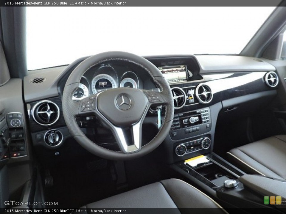Mocha/Black Interior Dashboard for the 2015 Mercedes-Benz GLK 250 BlueTEC 4Matic #105082938