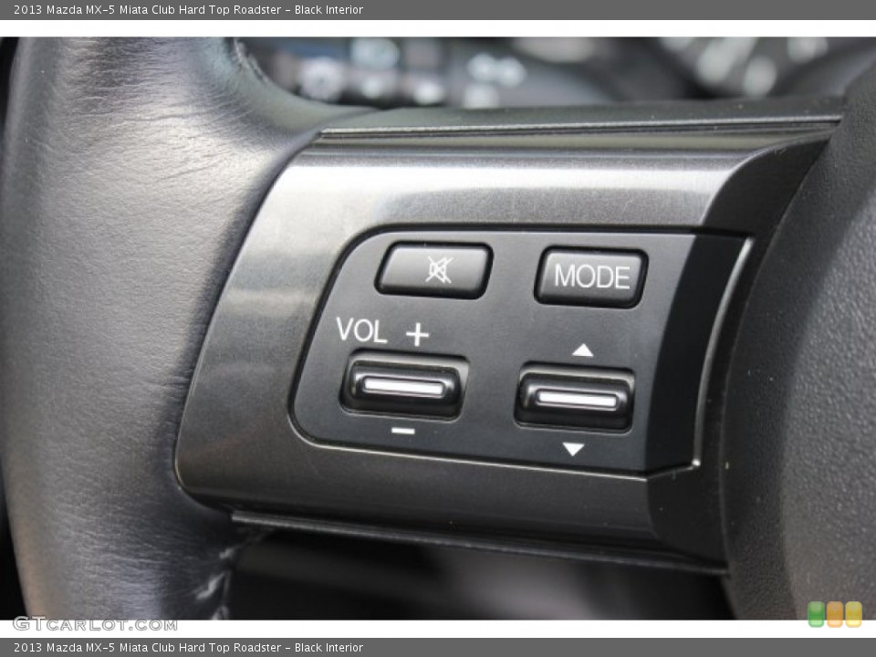 Black Interior Controls for the 2013 Mazda MX-5 Miata Club Hard Top Roadster #105083934