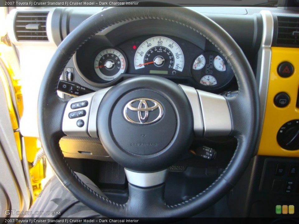 Dark Charcoal Interior Steering Wheel for the 2007 Toyota FJ Cruiser  #105089601