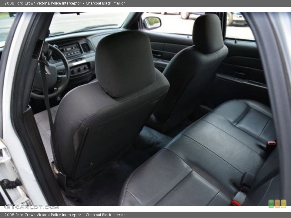 Charcoal Black Interior Rear Seat for the 2008 Ford Crown Victoria Police Interceptor #105094488
