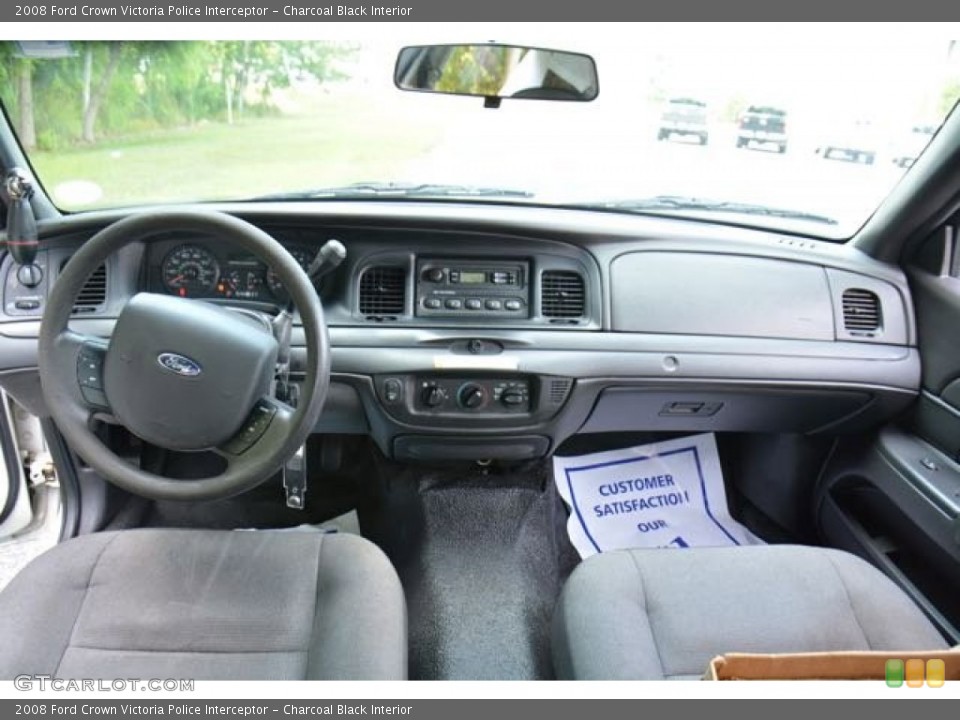 Charcoal Black Interior Dashboard for the 2008 Ford Crown Victoria Police Interceptor #105094527