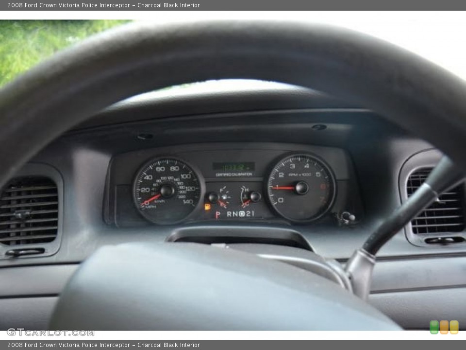 Charcoal Black Interior Gauges for the 2008 Ford Crown Victoria Police Interceptor #105094629