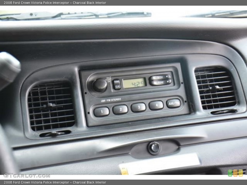 Charcoal Black Interior Audio System for the 2008 Ford Crown Victoria Police Interceptor #105094683