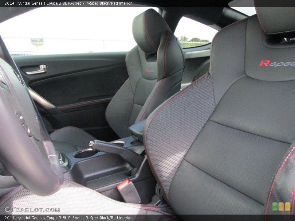 R-Spec Black/Red Interior Photo for the 2014 Hyundai Genesis Coupe 3.8L R-Spec #105095517