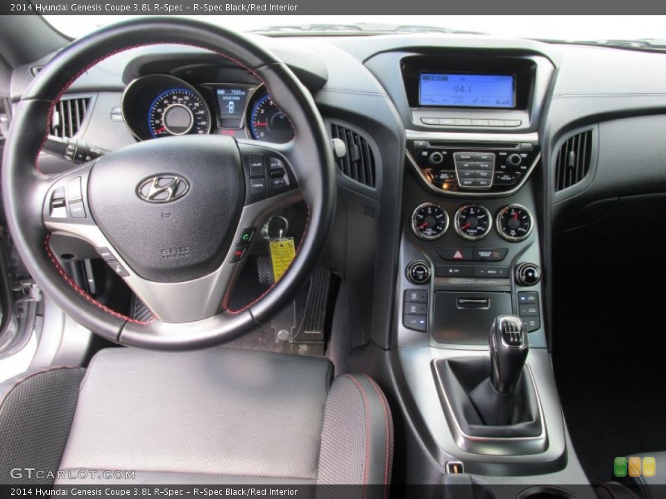 R-Spec Black/Red Interior Dashboard for the 2014 Hyundai Genesis Coupe 3.8L R-Spec #105095532