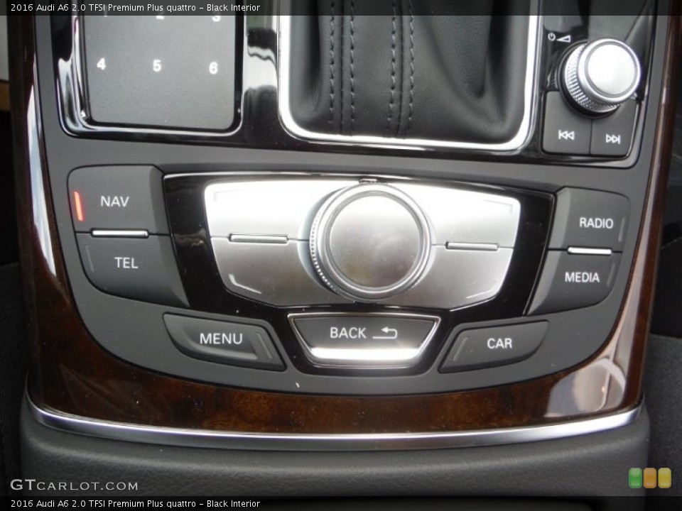 Black Interior Controls for the 2016 Audi A6 2.0 TFSI Premium Plus quattro #105114685