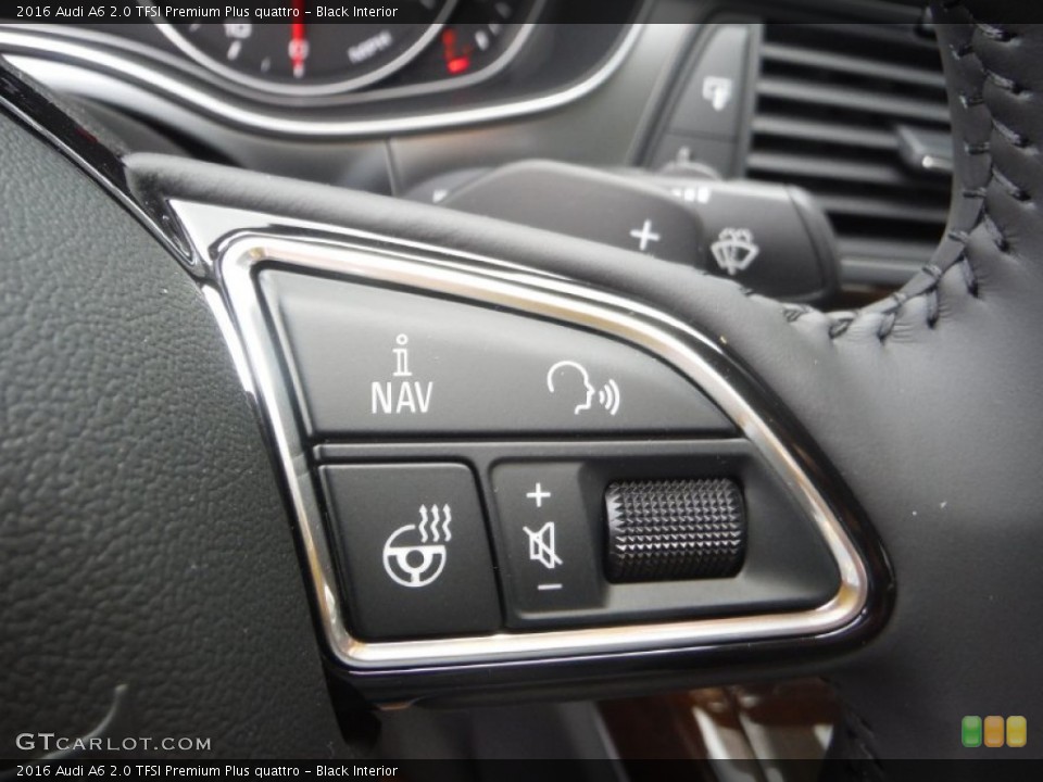 Black Interior Controls for the 2016 Audi A6 2.0 TFSI Premium Plus quattro #105114729