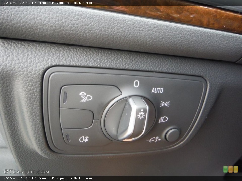 Black Interior Controls for the 2016 Audi A6 2.0 TFSI Premium Plus quattro #105114804
