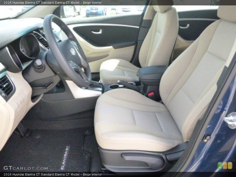 Beige Interior Front Seat for the 2016 Hyundai Elantra GT  #105117157