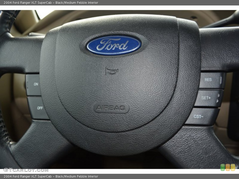 Black/Medium Pebble Interior Steering Wheel for the 2004 Ford Ranger XLT SuperCab #105117617