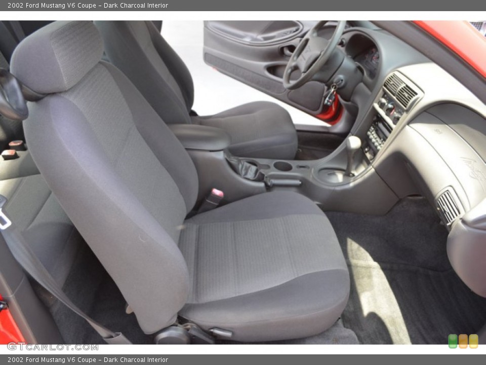 Dark Charcoal Interior Front Seat for the 2002 Ford Mustang V6 Coupe #105117969
