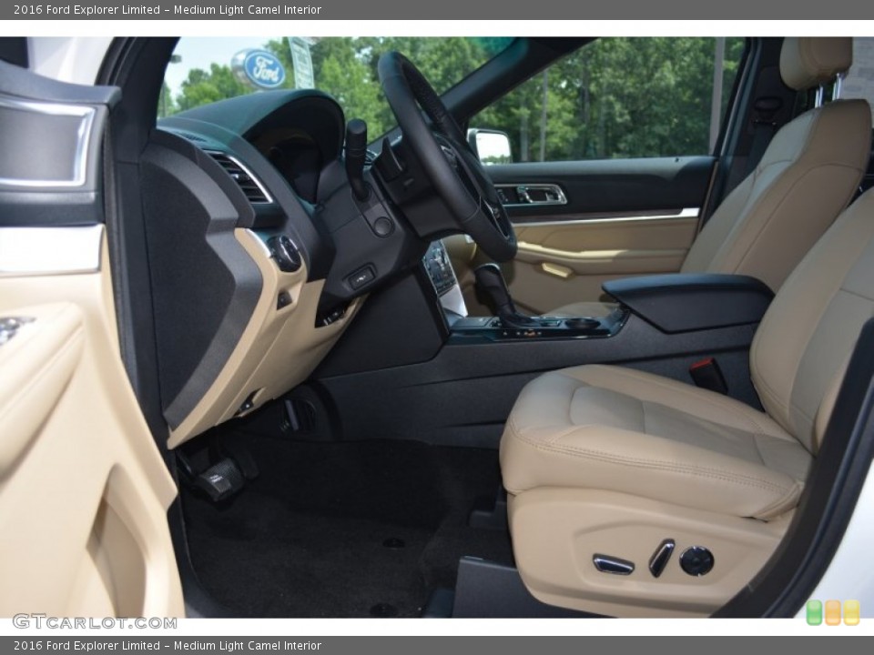 Medium Light Camel Interior Photo for the 2016 Ford Explorer Limited #105118317