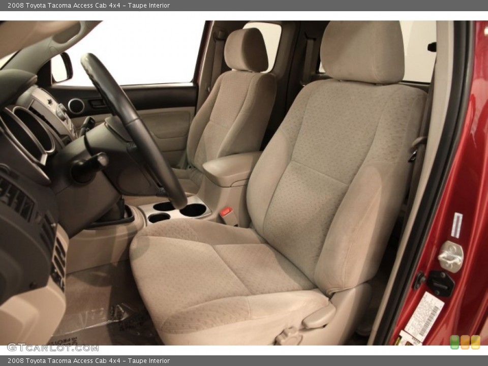 Taupe Interior Front Seat for the 2008 Toyota Tacoma Access Cab 4x4 #105120114