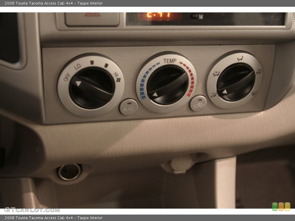 Taupe Interior Controls for the 2008 Toyota Tacoma Access Cab 4x4 #105120153