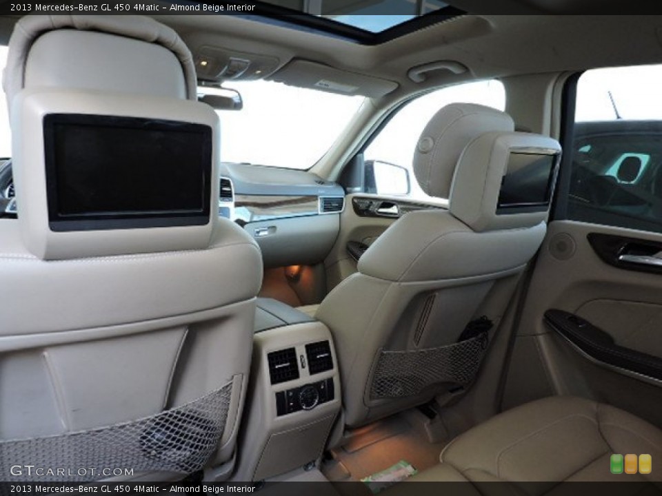 Almond Beige Interior Rear Seat for the 2013 Mercedes-Benz GL 450 4Matic #105120324