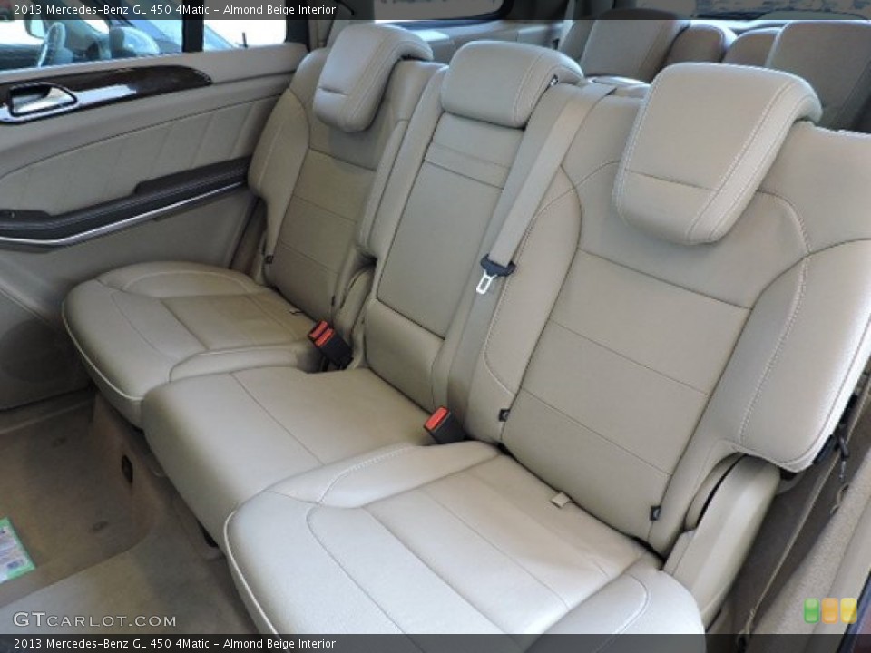 Almond Beige Interior Rear Seat for the 2013 Mercedes-Benz GL 450 4Matic #105120354