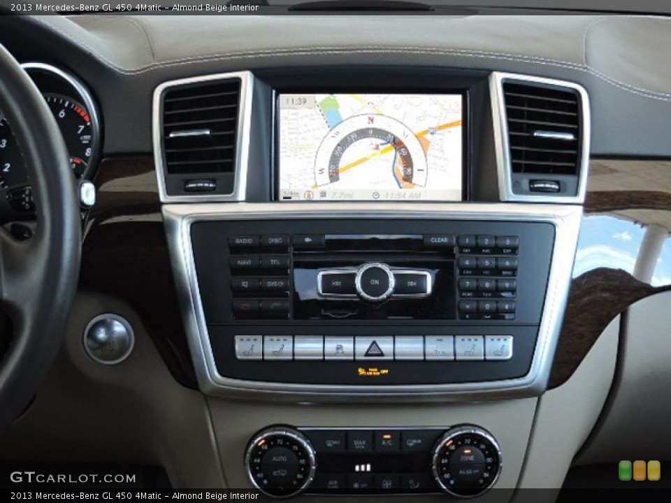 Almond Beige Interior Controls for the 2013 Mercedes-Benz GL 450 4Matic #105120468