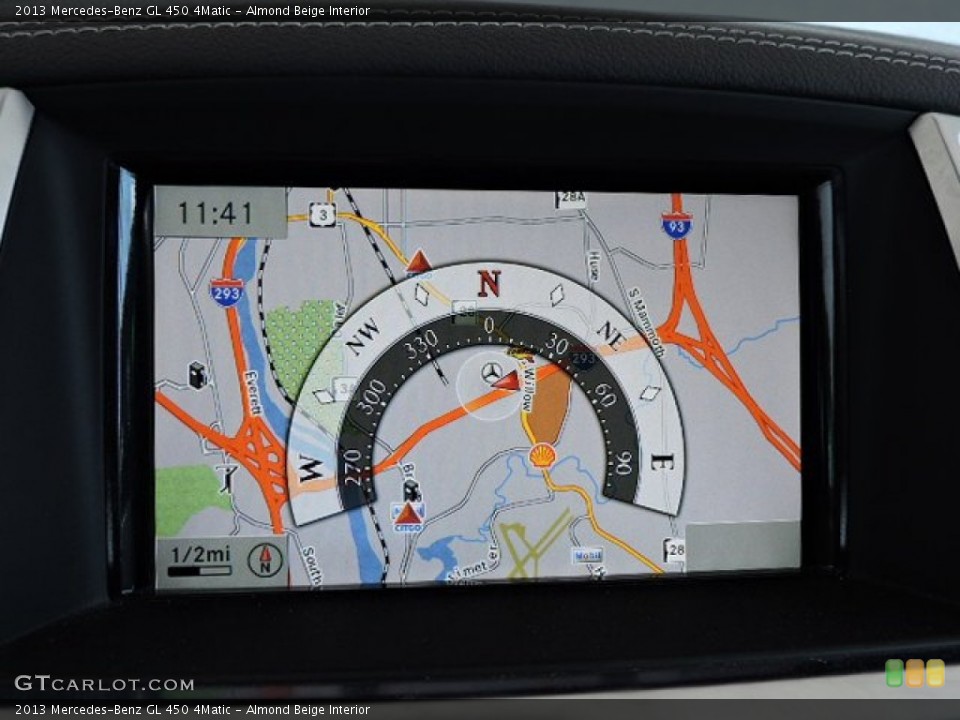 Almond Beige Interior Navigation for the 2013 Mercedes-Benz GL 450 4Matic #105120597