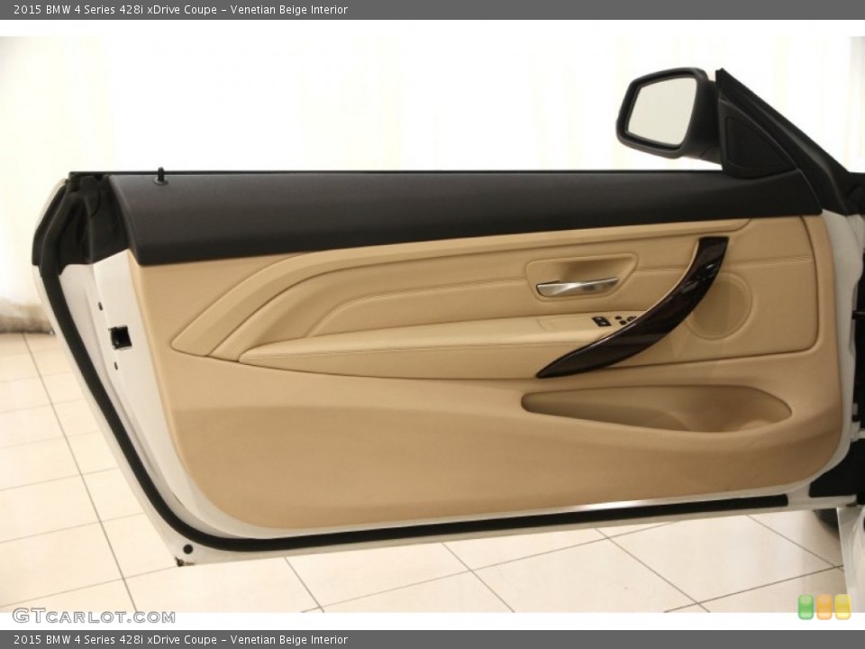 Venetian Beige Interior Door Panel for the 2015 BMW 4 Series 428i xDrive Coupe #105120840