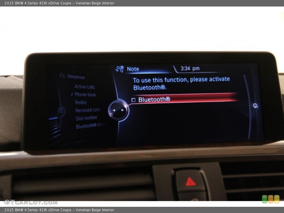 Venetian Beige Interior Controls for the 2015 BMW 4 Series 428i xDrive Coupe #105120939