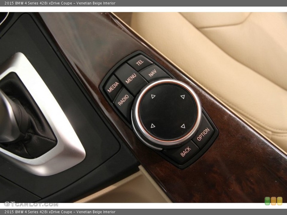 Venetian Beige Interior Controls for the 2015 BMW 4 Series 428i xDrive Coupe #105121011