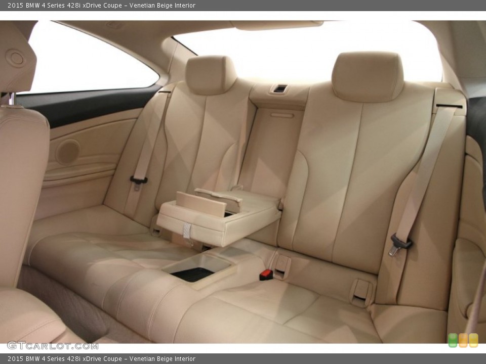 Venetian Beige Interior Rear Seat for the 2015 BMW 4 Series 428i xDrive Coupe #105121059