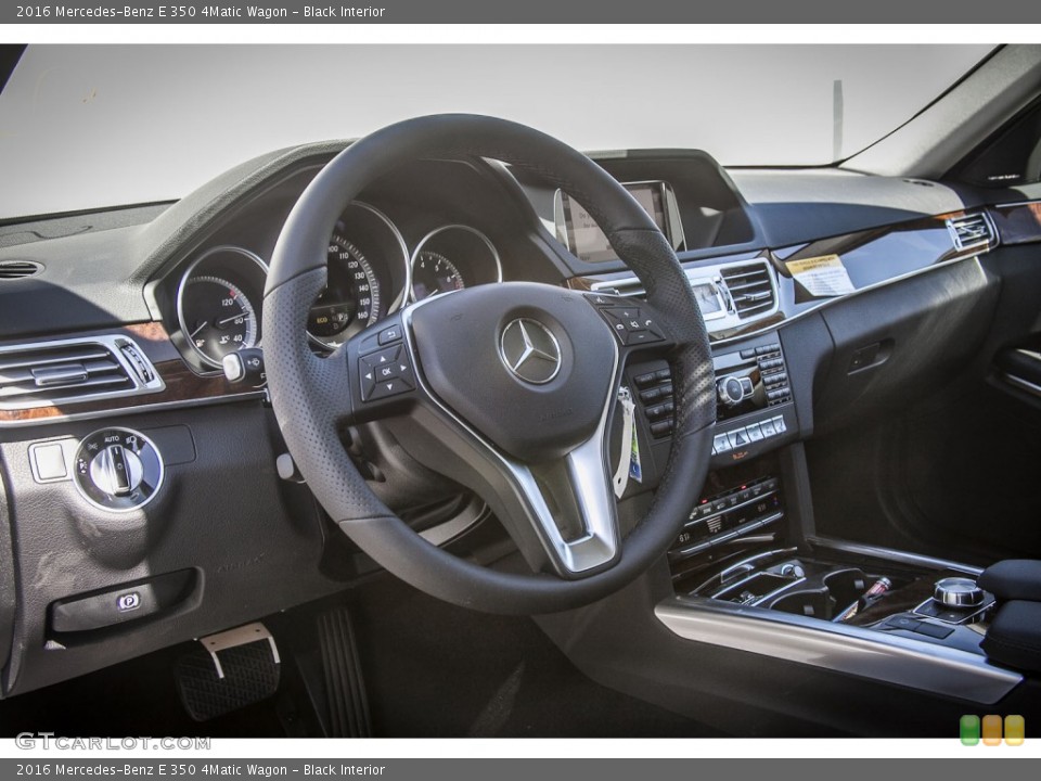 Black Interior Dashboard for the 2016 Mercedes-Benz E 350 4Matic Wagon #105126025