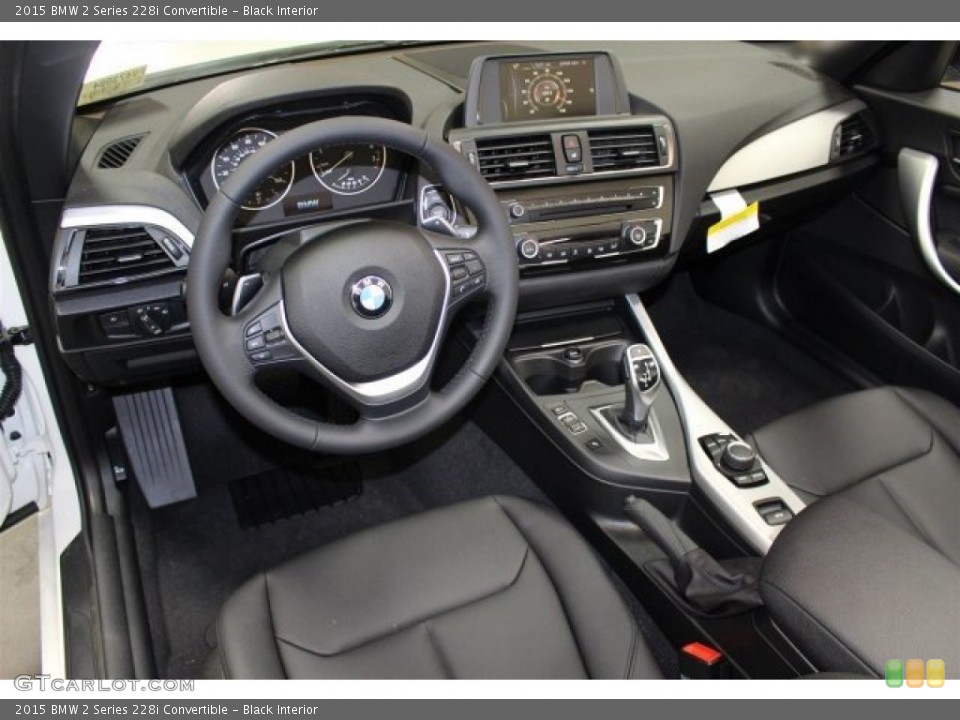 Black Interior Photo for the 2015 BMW 2 Series 228i Convertible #105132115