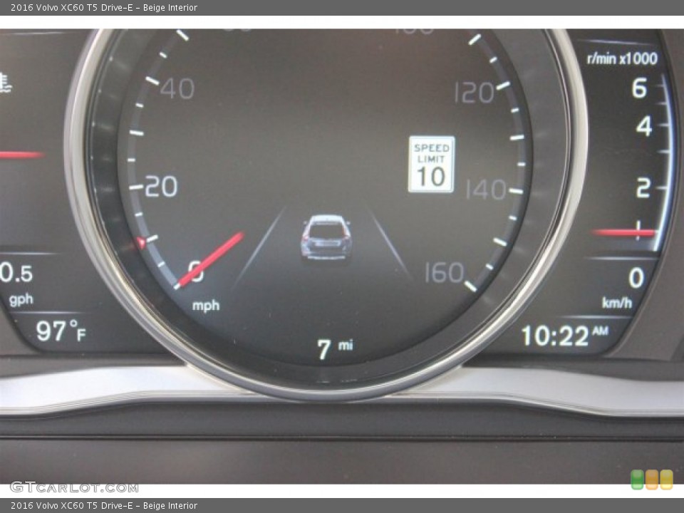 Beige Interior Gauges for the 2016 Volvo XC60 T5 Drive-E #105137791