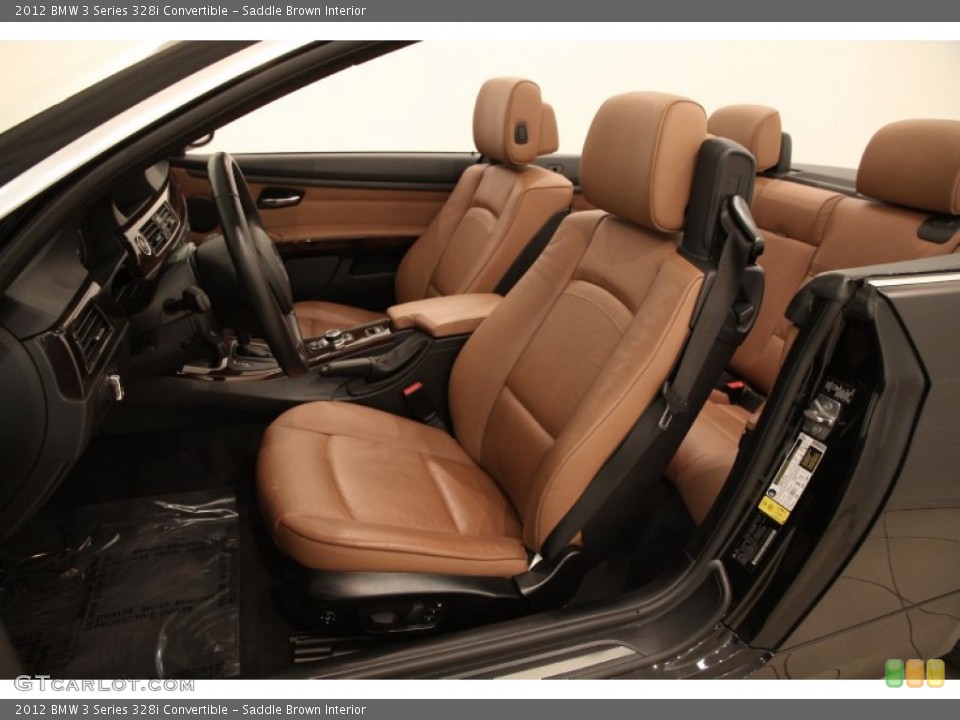 Saddle Brown Interior Photo for the 2012 BMW 3 Series 328i Convertible #105152868