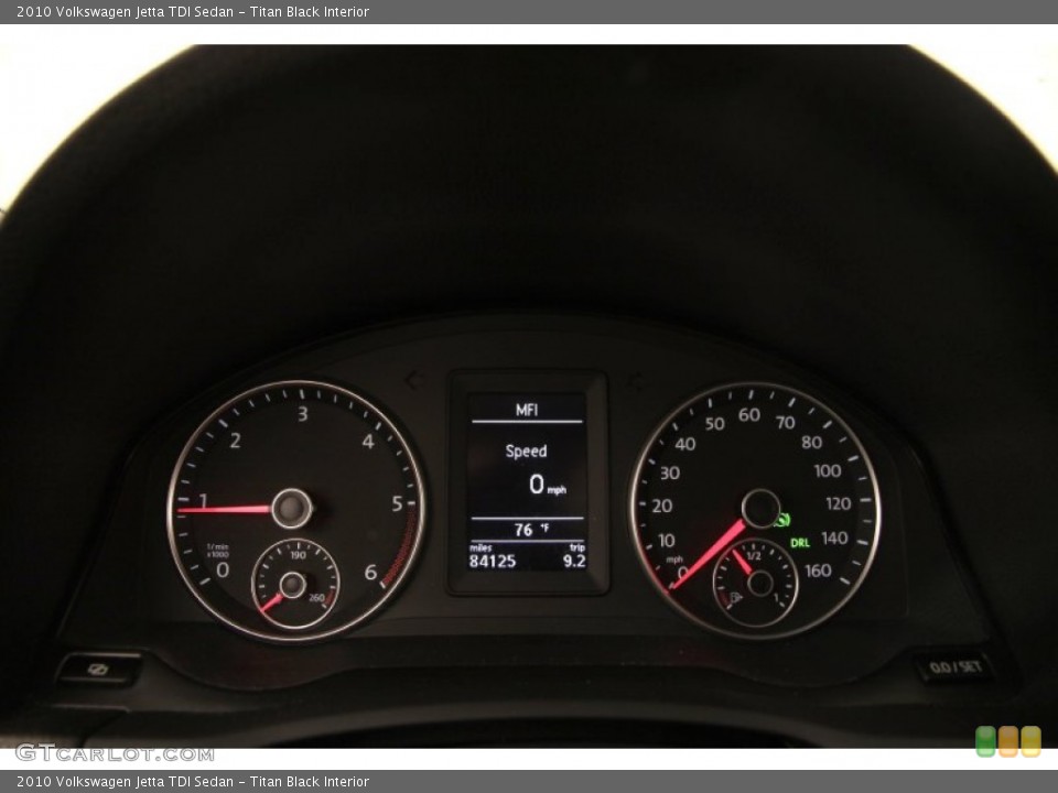 Titan Black Interior Gauges for the 2010 Volkswagen Jetta TDI Sedan #105157473